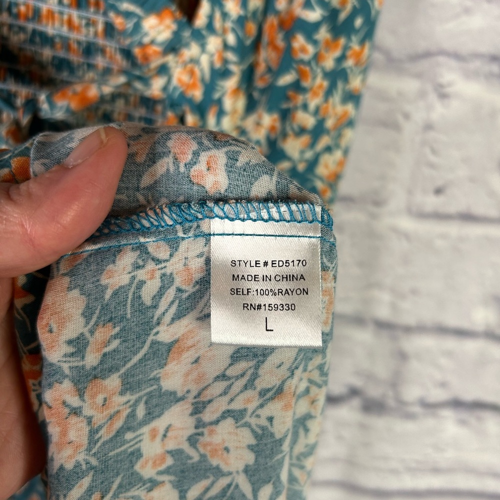 Heyson Floral Maxi Dress With Beautiful Back Detail- NWT - Picture 10 of 10